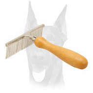 Chrome-Plated Metal Brush for Doberman Chrome-Plated Metal Brush for Doberman