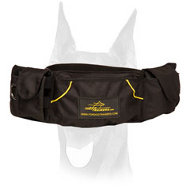 'Swift Reward' Nylon Doberman training pouch for treats and toys