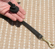 Dog Training Tabs-Leather Leash Tab for Doberman