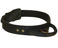 Double Layer Leather Collar 1 1/4 -Leather Collar for Doberman