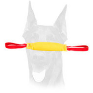 Training bite tug of French Linen for Doberman