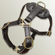 Genuine Leather Dog Harness for Doberman
