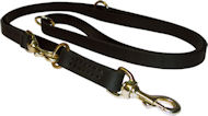 Hands Free Control Leather Dog Leash for Doberman