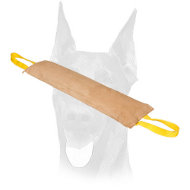 Leather Huge Doberman Bite Tug with two Handles