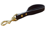 Leather Alternative Short Leash for Doberman
