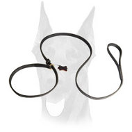Leather Slip Lead 6 FT on 1/2'' for Doberman