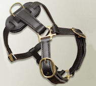 Leather No Choke Dog Harness for Doberman