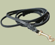 Leather Puppy Leash-3/8 inch leash for Doberman