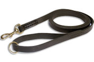 Leather Rescue Leash 3/4 inch on 6 FOOT for Doberman