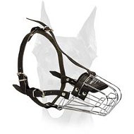 Training and Walking Light Weight muzzle for Doberman
