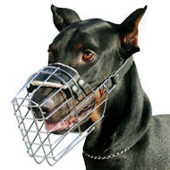 Doberman Wire Dog Muzzle