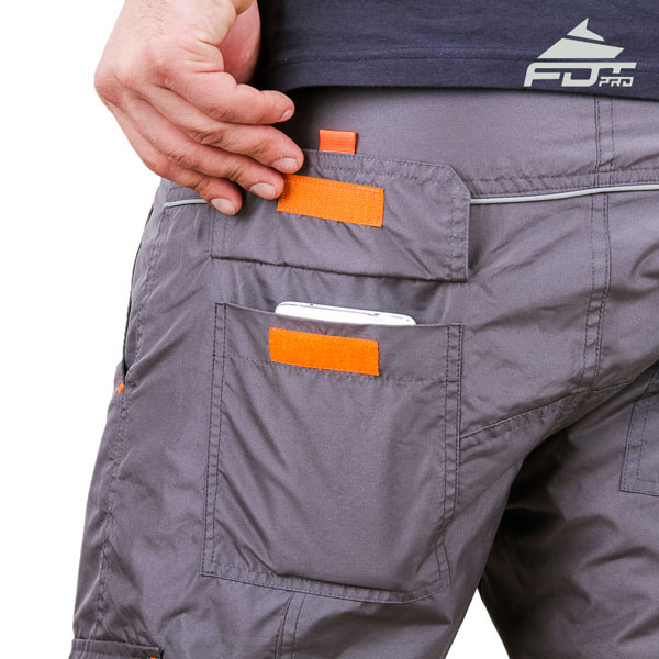 Comfy Design Pro Pants with Strong Back Pockets for Dog Training