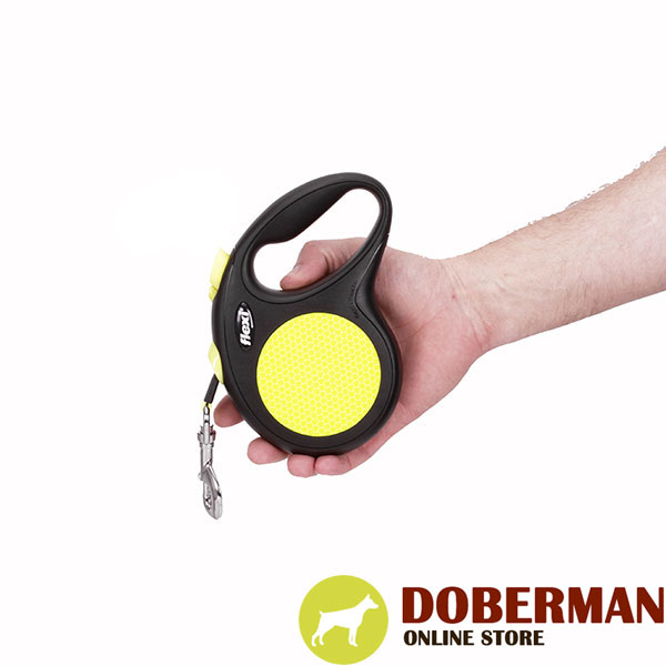 Total Comfort Retractable Leash Neon Style for Walking