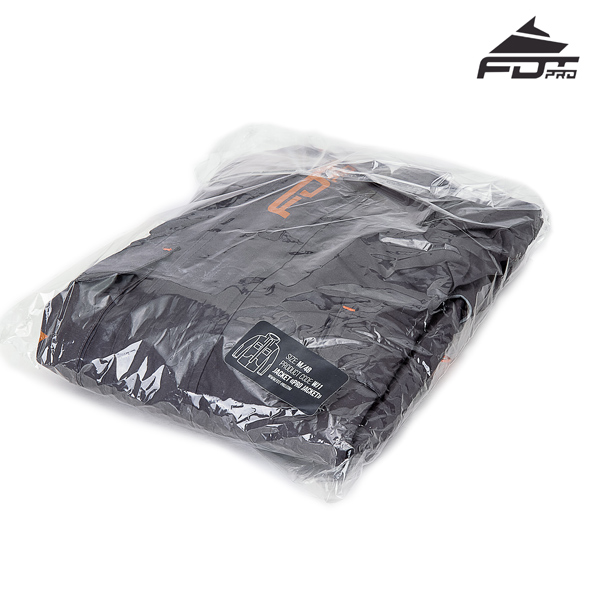 FDT Professional Dog Training Jacket with Strong Velcro Adjustment