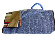 Dog bite sleeve cover made of French linen with handle for Doberman