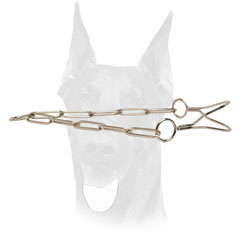 High quality Doberman show dog collar