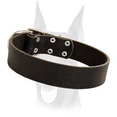 Completely safe leather collar