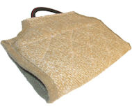 Dog bite developer cuff/cover made of jute with handle for Doberman Dog bite developer cuff/cover made of jute with handle for Doberman