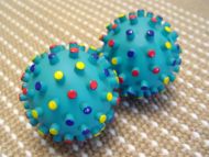 Crazy Color Rubber Ball for playing 4 4/5 inch (12 cm)