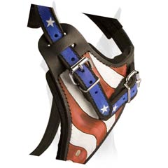 Exclusive Doberman leather harness