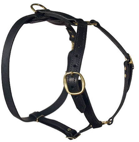Classic Leather Harness For Big Dogs-Doberman harness
