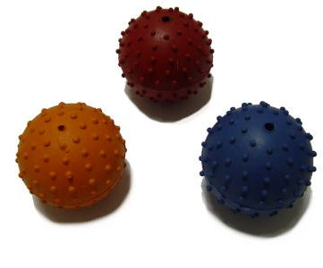 Rubber Squeaky Ball Dog Toy 2 3/8''(6cm)-Doberman Dog Toys