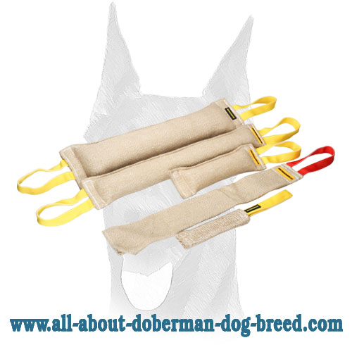 Training Bite Tugs Set for Doberman