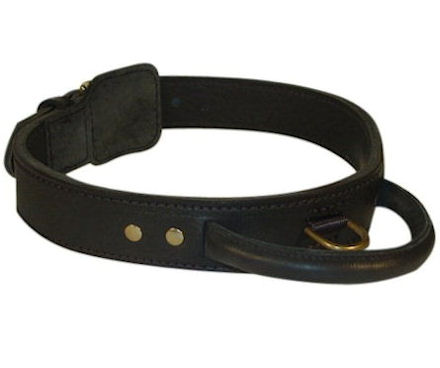 Double Layer Leather Collar 1 1/4 -Leather Collar for Doberman