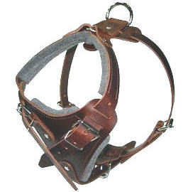 K9 Pro Leather Dog Harness for Doberman