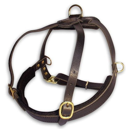 Selling Leather Roading Dog Harness for Doberman