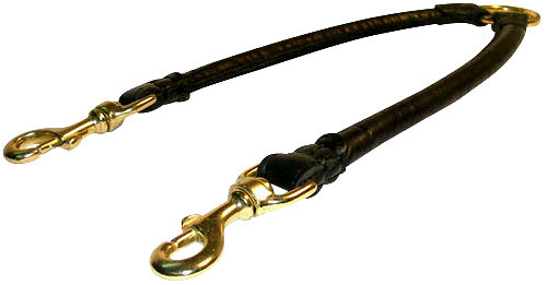 Double Dog Leash Coupler for two dogs for Doberman