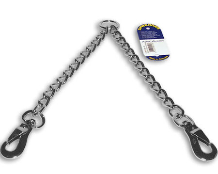 Chain 2 Dog Couplets for Doberman Dog Leashes