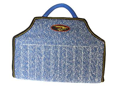 Dog bite developer cuff made of French Linen with handle for Doberman