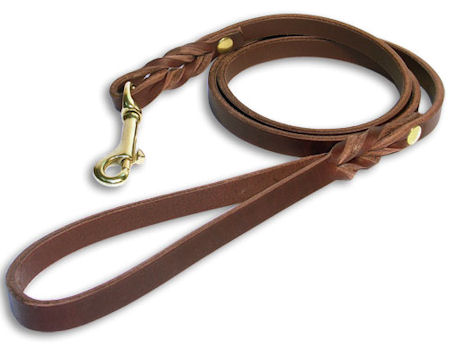 Best Leather Dog Leash width 3/4 inch