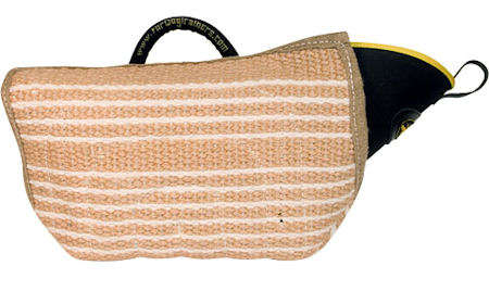 Short Intermediate dog bite sleeve made of Jute for Doberman - Click Image to Close