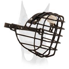 Walking and Training Wire Cage Dog Muzzle for Doberman