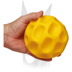 Doberman chew ball for treats dispensing