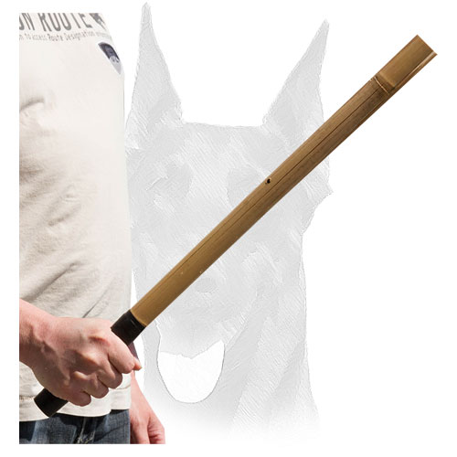 Reliable covered handle for Bamboo stick