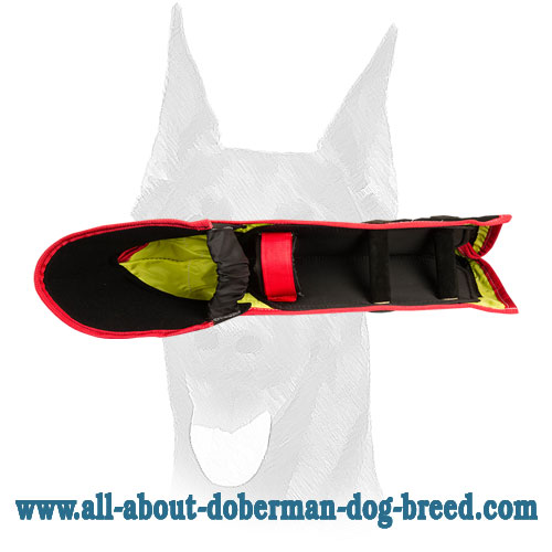 Strong bite sleeve for Doberman with two inside handles