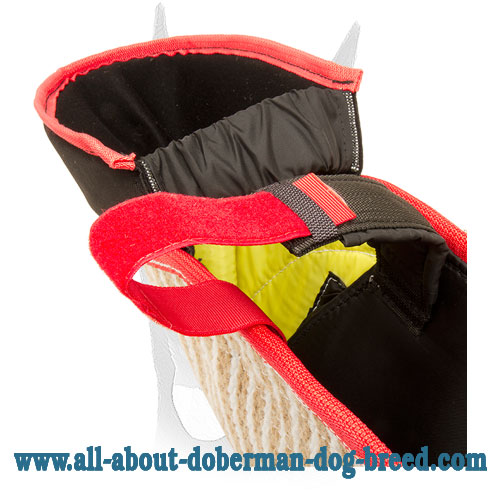 Bite arm sleeve for Doberman training