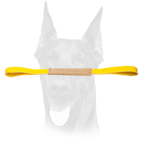 High quality leather Doberman pocket toy